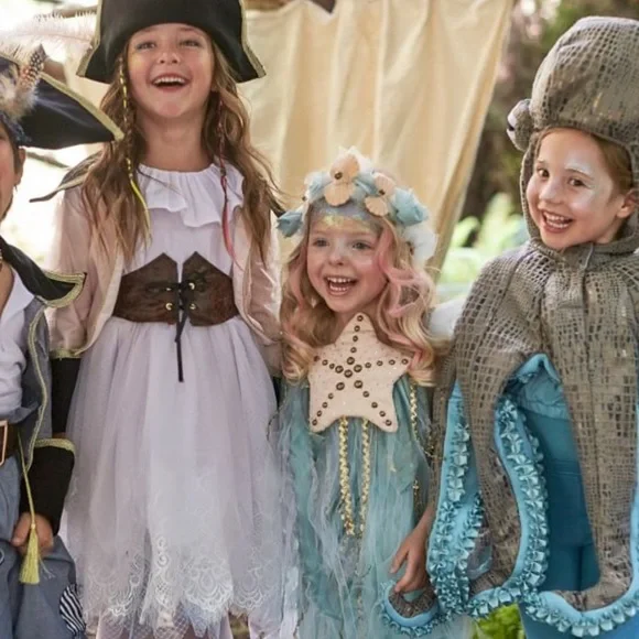 EUC Pottery barn Kids Mermaid Halloween Costume 7-8T - Picture 2 of 13